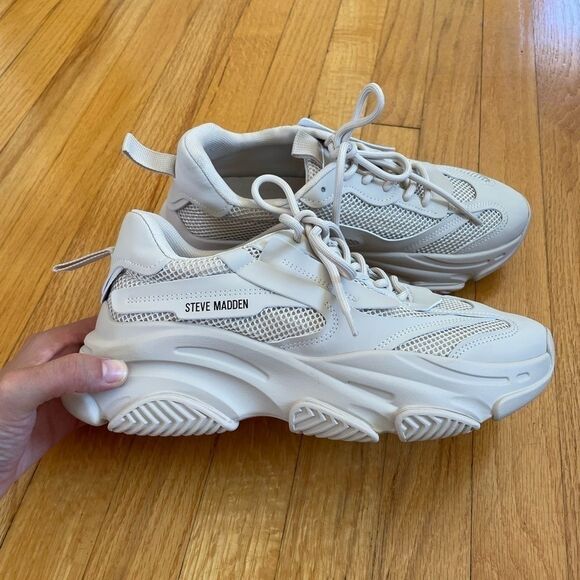 Steve Madden Possession sneakers platform size 10 - Picture 1 of 11